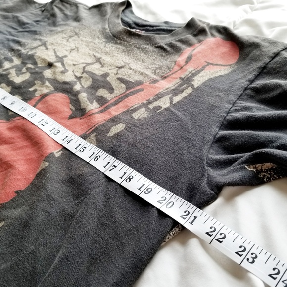 Vintage Nike Jordan S/S All-Over Print Grey Tag - Picture 8 of 8